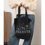  большая сумка [PEANUTS / Peanuts ] Snoopy искусство Work дизайн pig men to парусина большая сумка мужской женский 