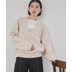 ニット セーター 「静電気防止」やわもちヤーン 深Vデザインニット レディース