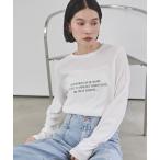 tシャツ スラブ ロゴロンT レディース