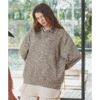 トレーナー スウェット Mix skipper polo sweat/ミックススキッパーポロスウェット メンズ