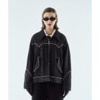 コート ジャケット Fake suede western studs jacket / フェイクスエードウエスタンジャケット メンズ レディース