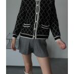 パンツ ケーブルニットショートパンツ レディース