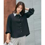 ブラウス シャツ キレイつづく襟2WAYブラウス/581011 レディース