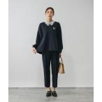 ショッピングパーティ パンツドレス ストレッチ2WAYブラウス＊パンツセット/581023