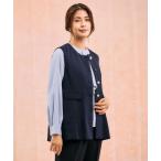 コート アウター ツイードペプラムジレ/591837 レディース