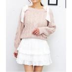 ショッピングリボン ニット セーター カタリボンニット レディース