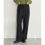 パンツ 裏ボア センタータックセミワイドパンツ「585115」 レディース