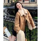 ブルゾン アウター ボアコート　スエードジャケット レディース