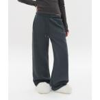 スウェットパンツ ジャージ 「B-BASIC」  起毛スウェット2WAYワイドスウェットパンツ レディース メンズ