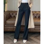 スラックス パンツ シンプルフレア�