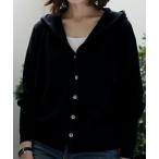 カーディガン フードニットカーデ�