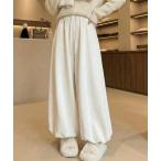 パンツ バルーンワイドパンツ レデ�