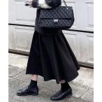 スカート ハイウエストフレアスカ�