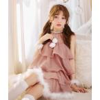 コスプレ アメスリフリルホルターネックサンタコスプレ「コスプレ4点セット」