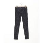 [Agosto] обтягивающий брюки 26 черный женский 