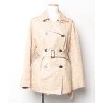 「BURBERRY」 ピーコート 9 ベージュ レディース