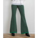 「AULA AILA」 ブーツカットパンツ 0 グリーン レディース