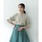 「N.（N. Natural Beauty Basic）」 半袖ブラウス MEDIUM ベージュ レディース