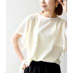 「SHIPS any」 半袖カットソー ONE SIZE オフホワイト レディース