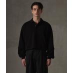 「GRANCY」 長袖ポロシャツ M ブ