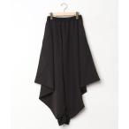 「antiqua」 サルエルパンツ - ブラック レディース