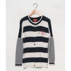 ショッピングWestwood 「Vivienne Westwood red label」 ボーダー柄ニットカーディガン 2 ブルー レディース