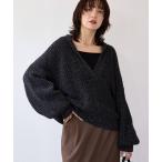 ニット セーター 予約「抜け感のある着こなしに」メランジスキッパーニット レディース