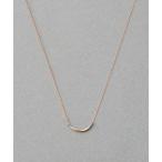 ネックレス 「レイヤー」 K10MPG クレセントムーン ネックレス レディース