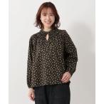 ショッピングリバティ ブラウス シャツ シャーリングブラウス/リバティプリント レディース