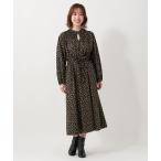 ワンピース シャーリングワンピース/リバティプリント