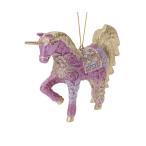ショッピングオーナメント インテリア レジンオーナメント ユニコーン ダークピンク