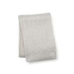 ベッド 寝具 シャイニーケーブルニットスロー（ひざ掛け） 1400×1000 アイボリー