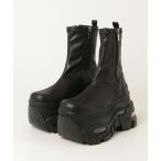 スニーカー ヨースケYOSUKEウィメンズ厚底ビックシルエットエアークッションインジップストレッチブーツスニーカー4460113 レディース