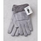 手袋 スマホタッチ機能付き！ムートン風手袋 レディース