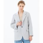 ジャケット テーラードジャケット 「WEB＆一部店舗限定」アンゴラウールシャギージャケット レディース