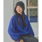 ショッピングニット ニット セーター バックキルトZIPニットプルオーバー レディース