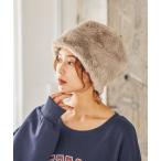 ショッピングファー 帽子 ハット フェイクファーワッチ レディース