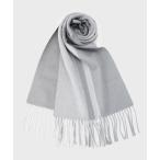 マフラー カシミヤブレンドパネルマフラー メンズ