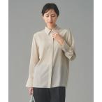 ブラウス シャツ バイカラー レギュラーシャツブラウス レディース