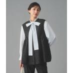 ベスト ジレ GISHA 2トーン ジャガード ベスト レディース