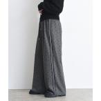 パンツ ドットフロッキーサイドラインパンツ レディース
