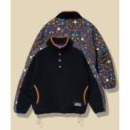 トレーナー スウェット セパレート中綿キルティング スタンドカラー ダンボールニット プルオーバー メンズ レディース