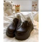 ショッピングモコモコ ローファー モコモコ裏ボア厚底 ローファー レディース