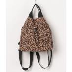 デイバック リュック 「ALTROSE/アルトローズ」アニマル レオパード ヒョウ柄 ナイロン 2WAYバッグ リュック ボディバッグ レディース