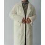  пальто Пальто Честерфилд [on:nue] бахрома мохнатый длинный Пальто Честерфилд женский 