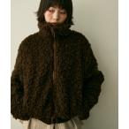 ショッピングボア ブルゾン アウター boa zip jacket / ボアジップジャケット レディース