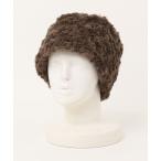 ショッピングハット 帽子 ハット カール フェイクファー ロシアンハット レディース