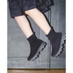 ショッピングニットブーツ ブーツ ストレッチニットショートブーツ/BONTRE 51702-VA レディース