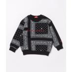 トレーナー  親子お揃い BIGペイズリートレーナー 1175K キッズ 子供服 男の子 女の子