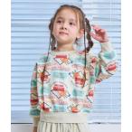 トレーナー 総柄スウェット キッズ 子供服 男の子 女の子